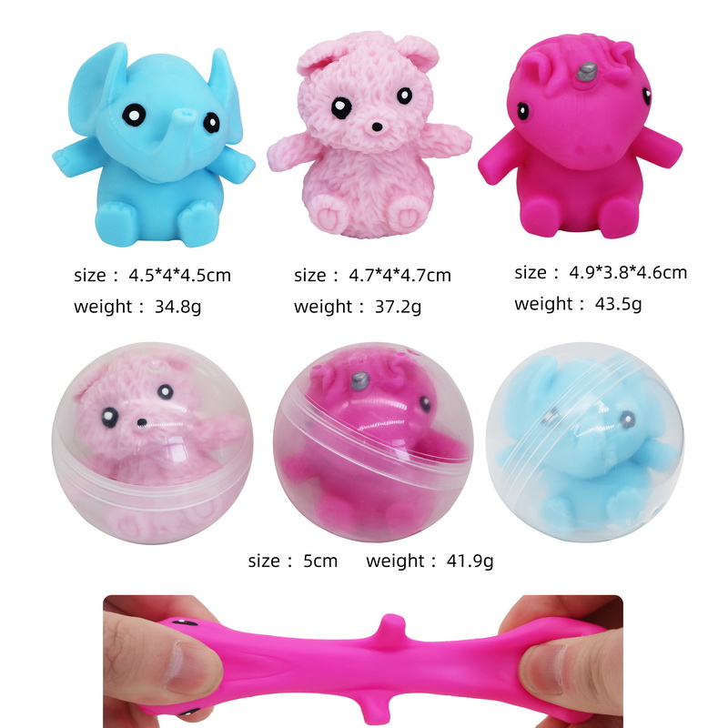 Squishy Cute Animals inside a Ball