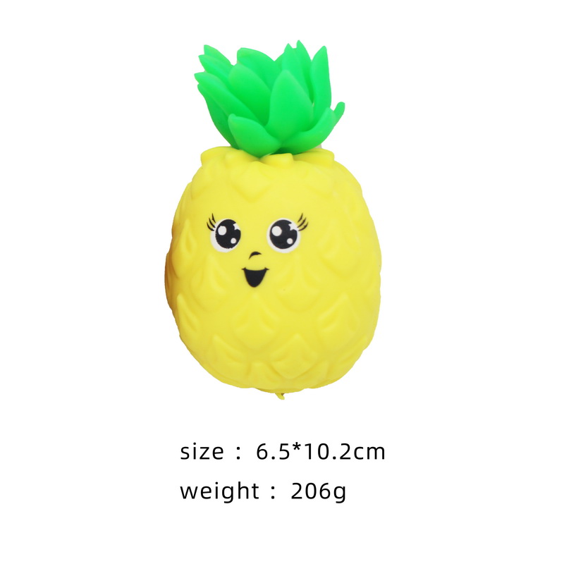 TPR Soft Pineapple with Cute Face