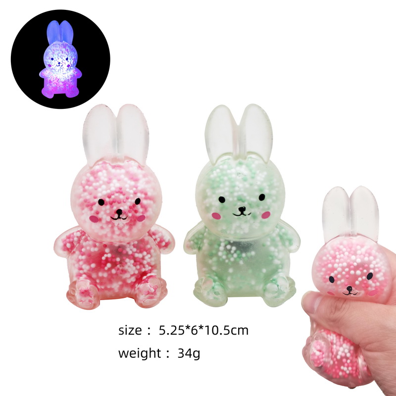 Squishy Luminous Foam Particle Rabbit