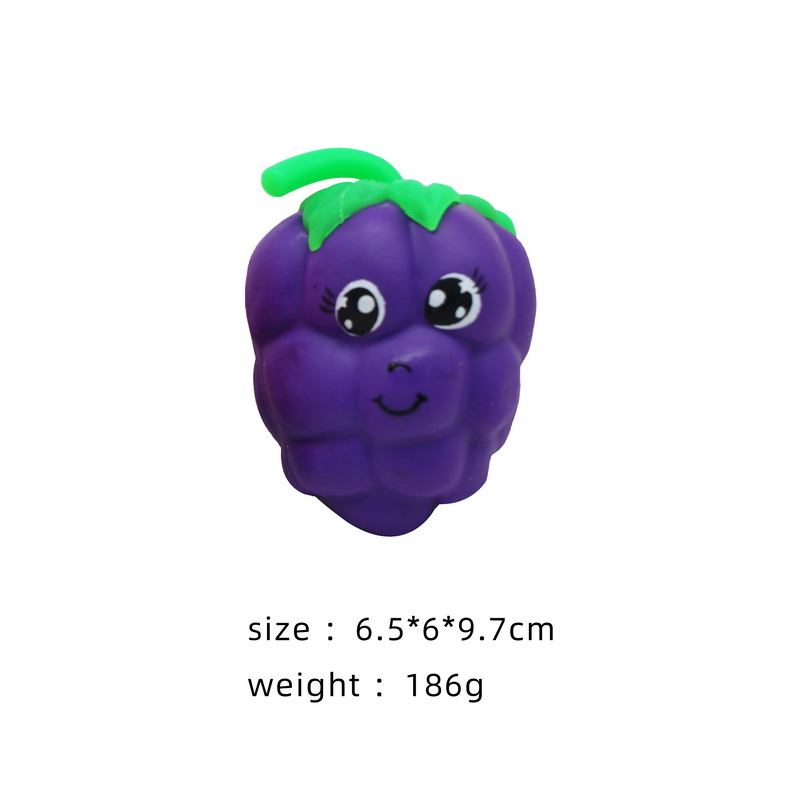 TPR Soft Grape with Cute Face